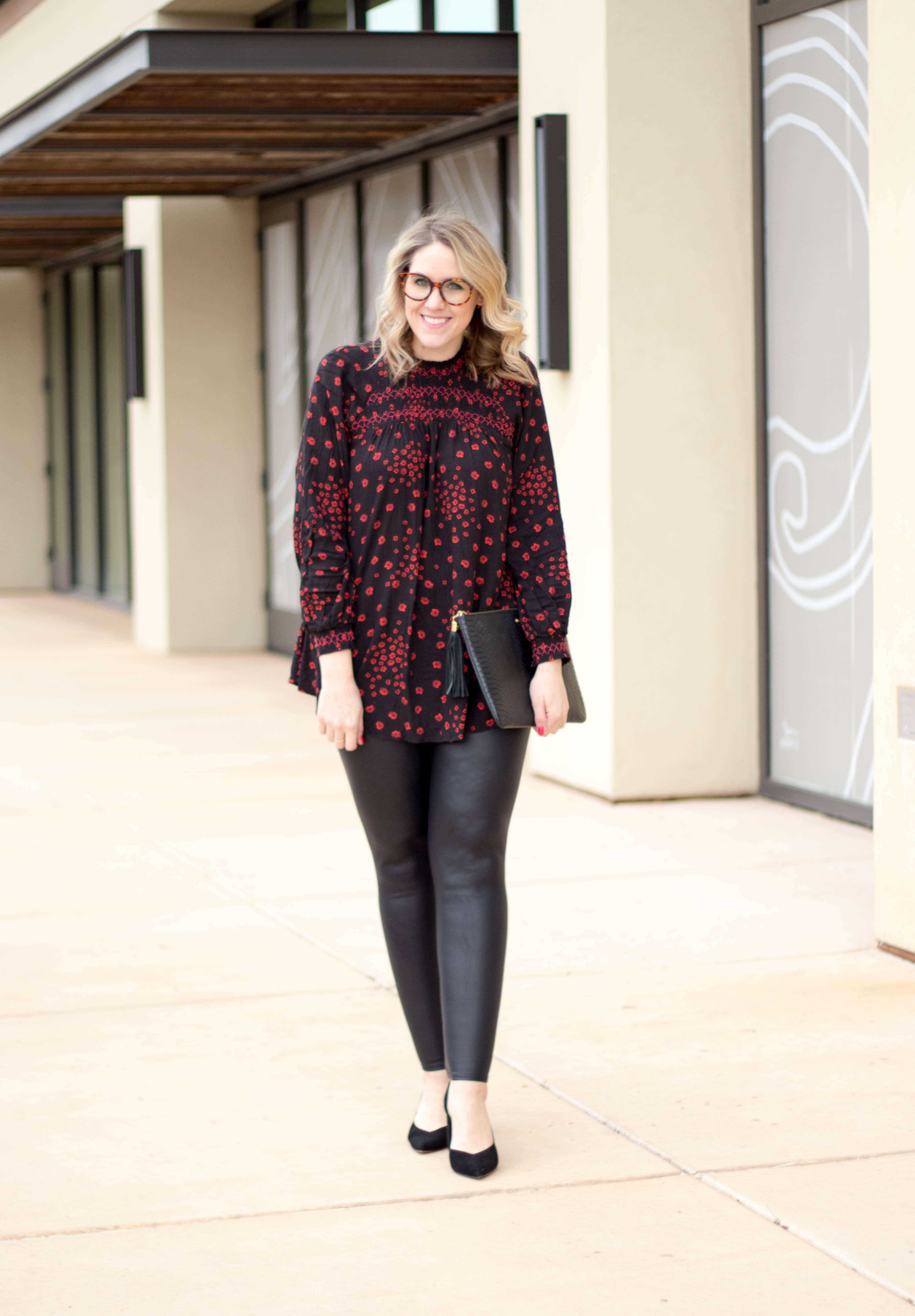 Leather Leggings & Free People Tunic: The Weekly Style Edit - Middle of ...