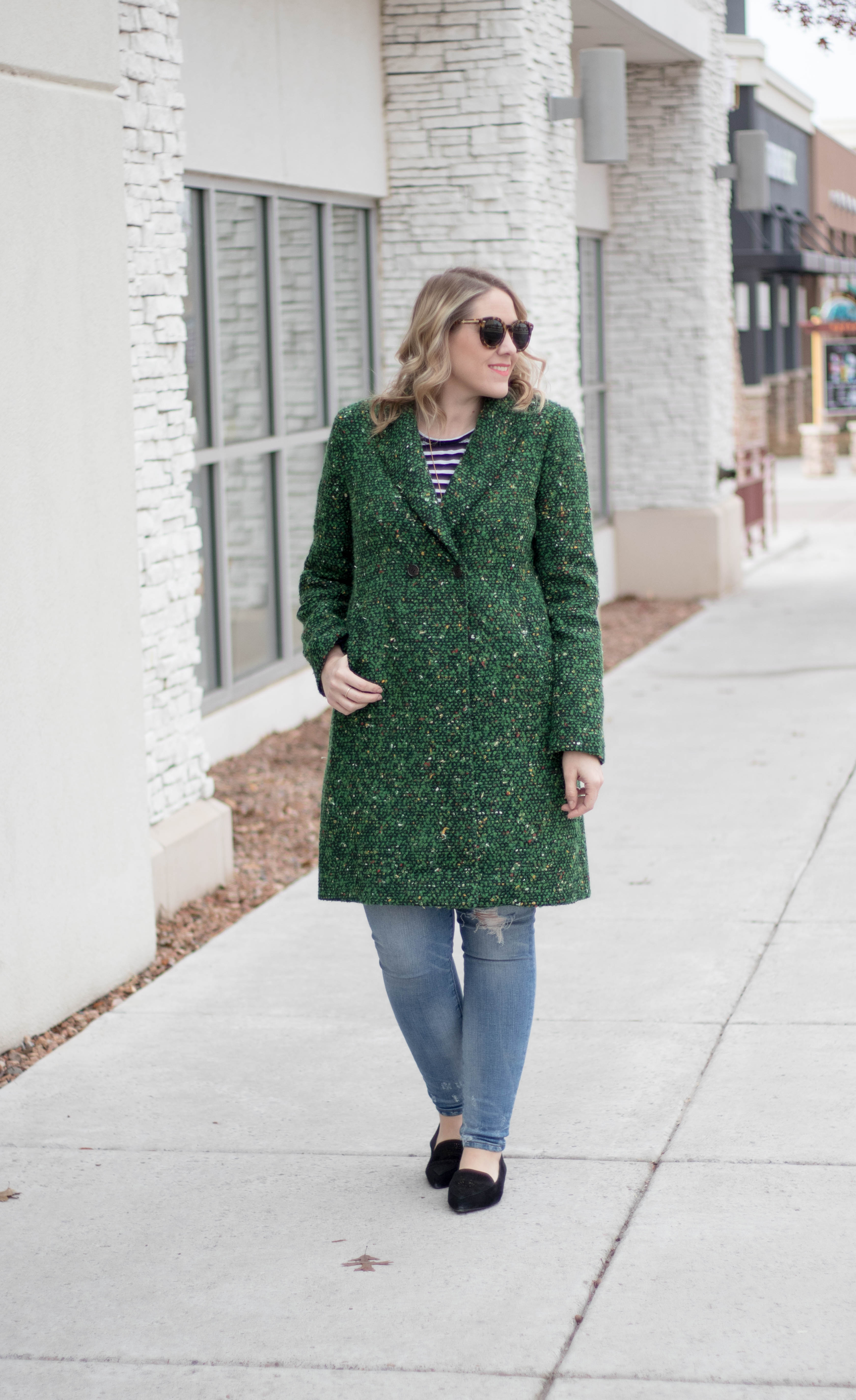 how to style a tweed coat for winter #winterfashion #winterstyle #jcrew