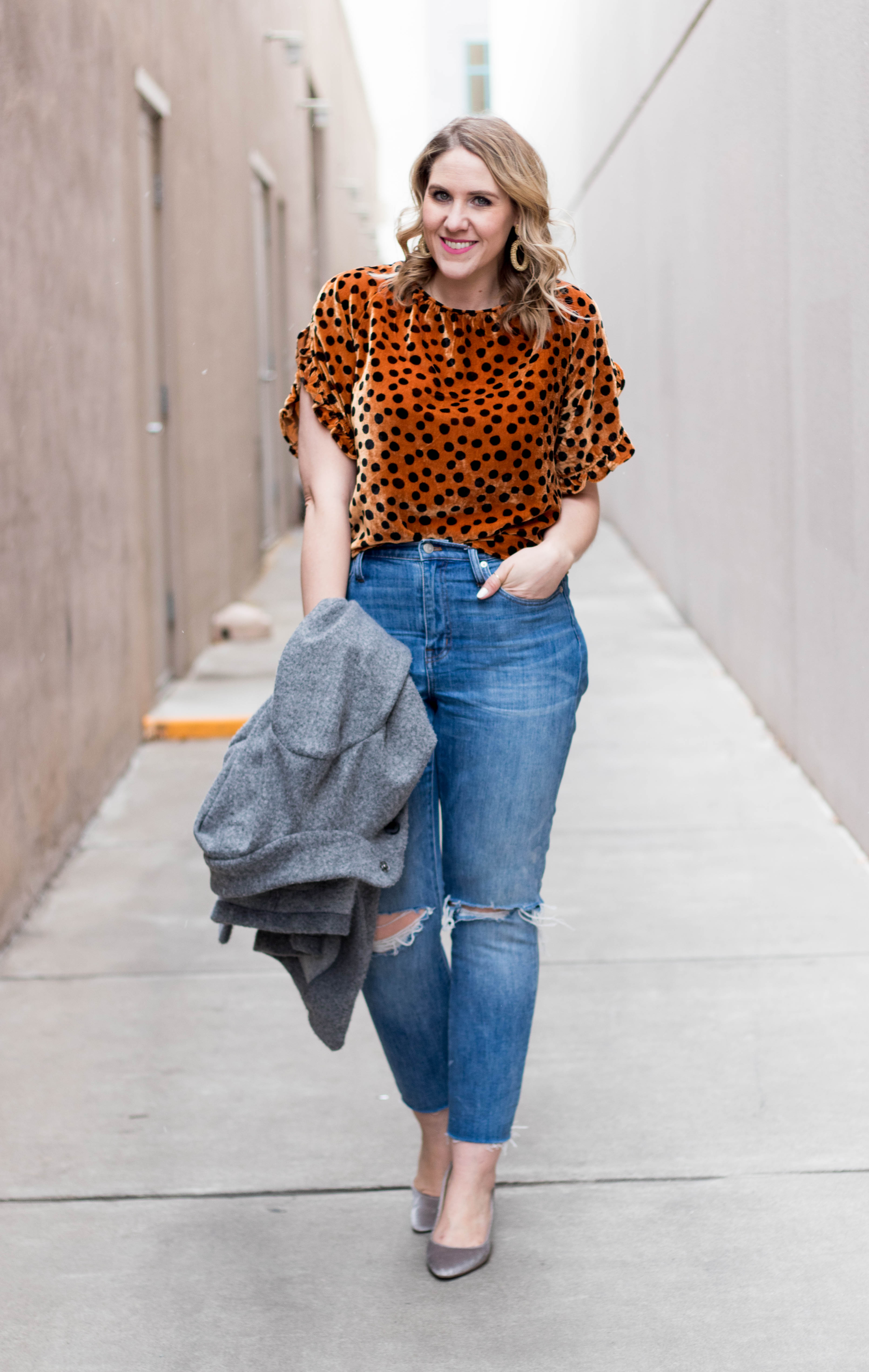 Madewell leopard hot sale dot sweatshirt