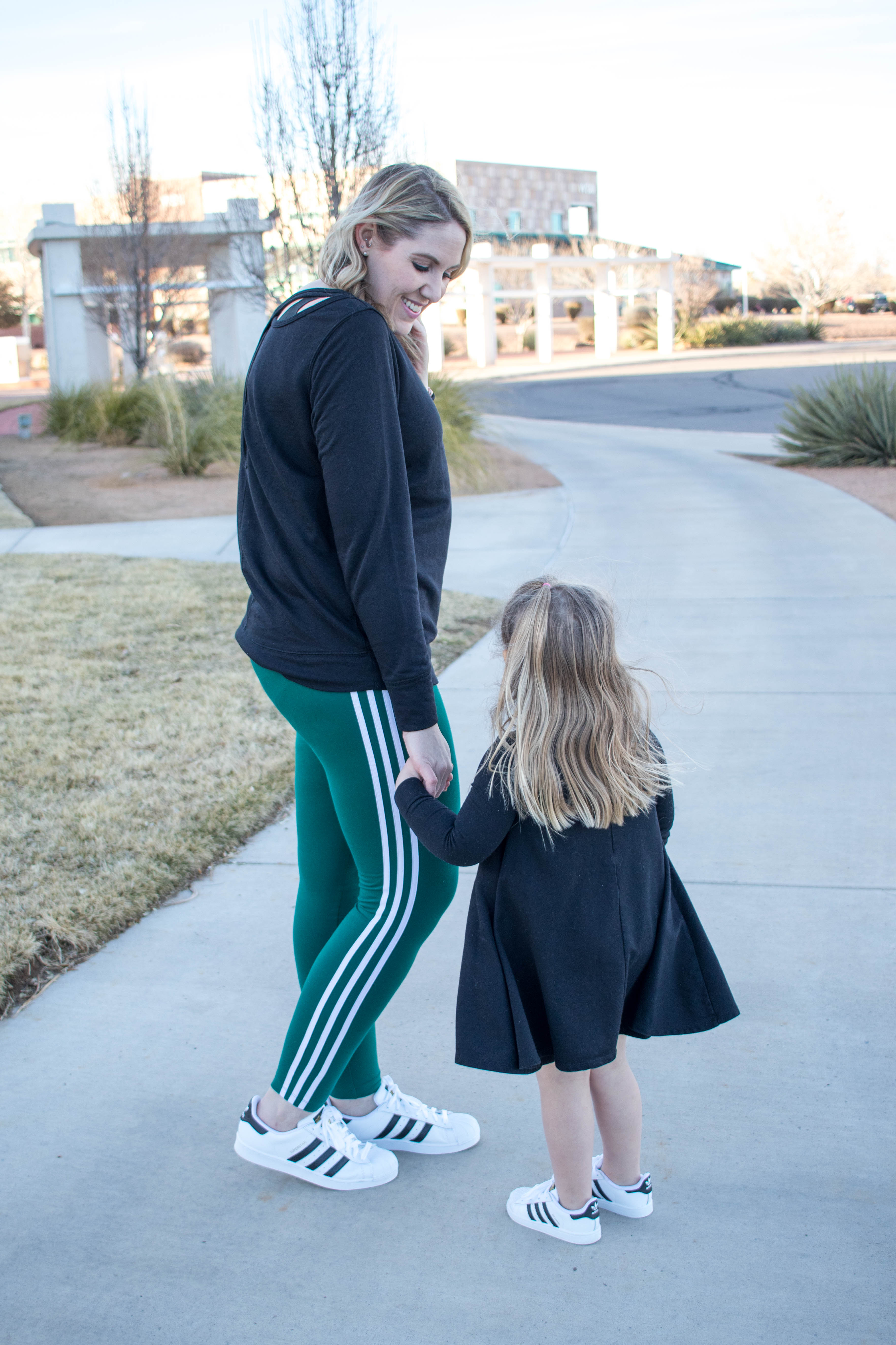 matching adidas shoes for mom and daughter