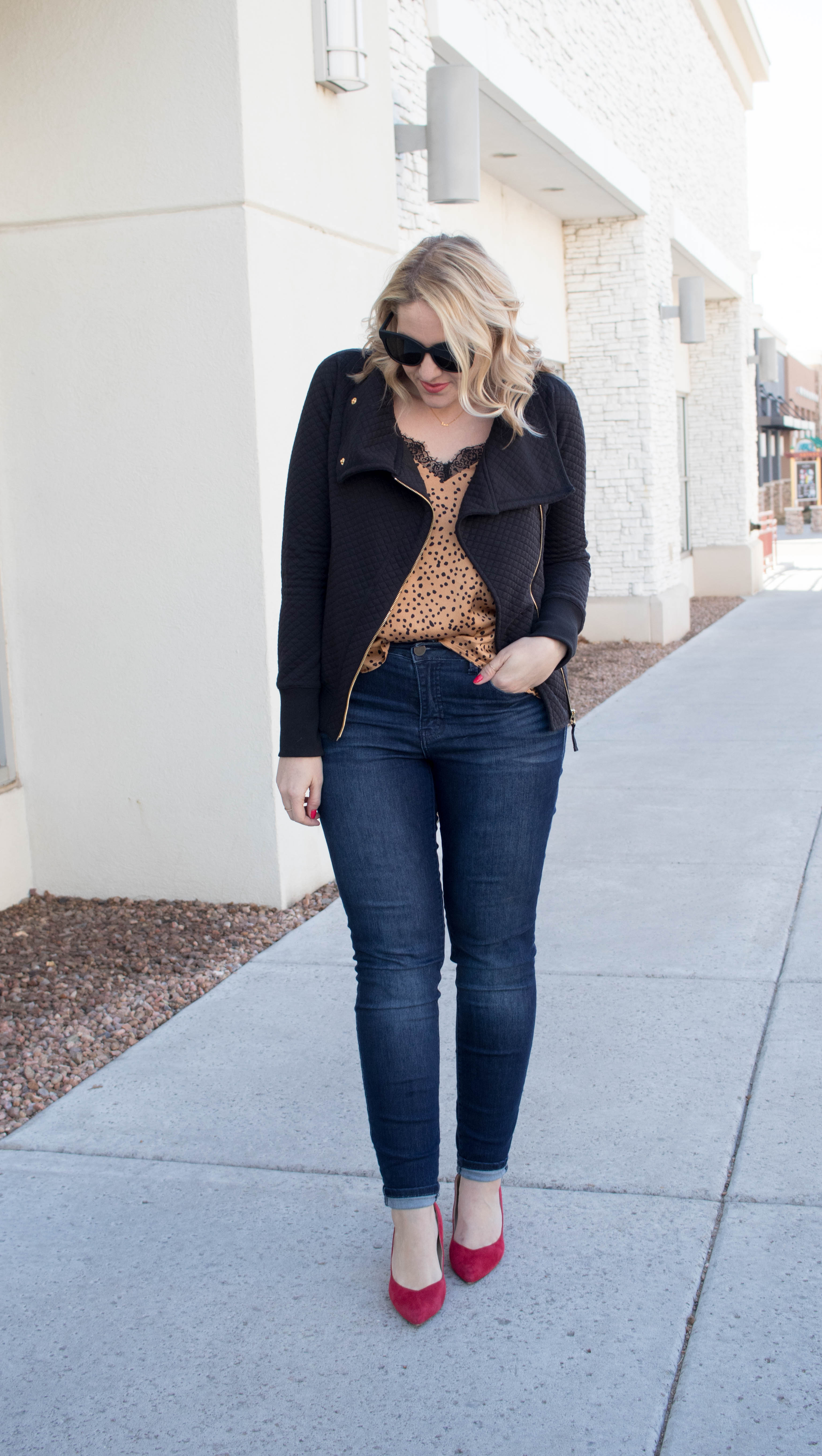 red block heels date night outfit #valentinesday #datenightoutfit #theweeklystyleedit