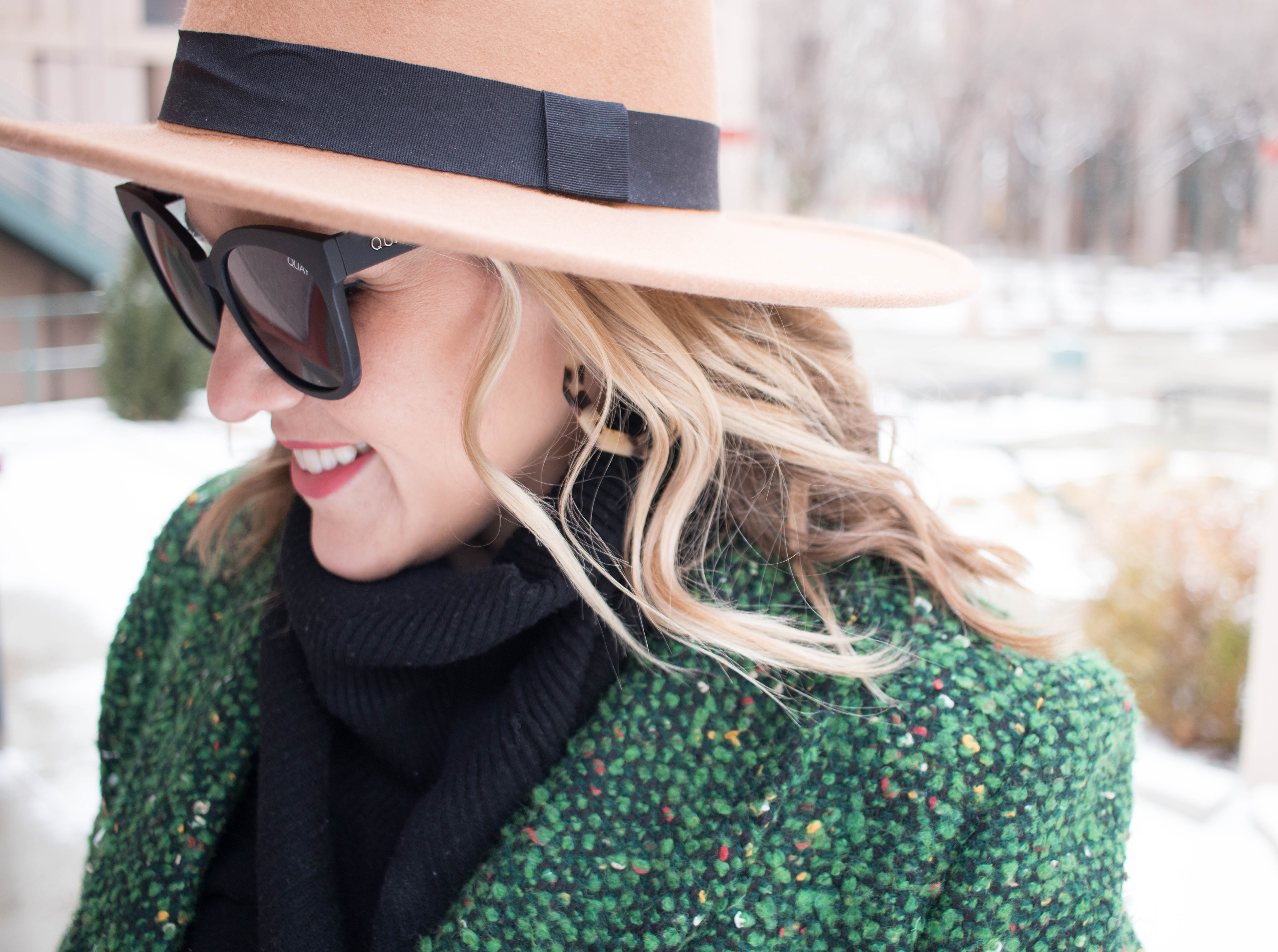 how to wear a wide brim hat #hat #winterstyle #theweeklystyleedit