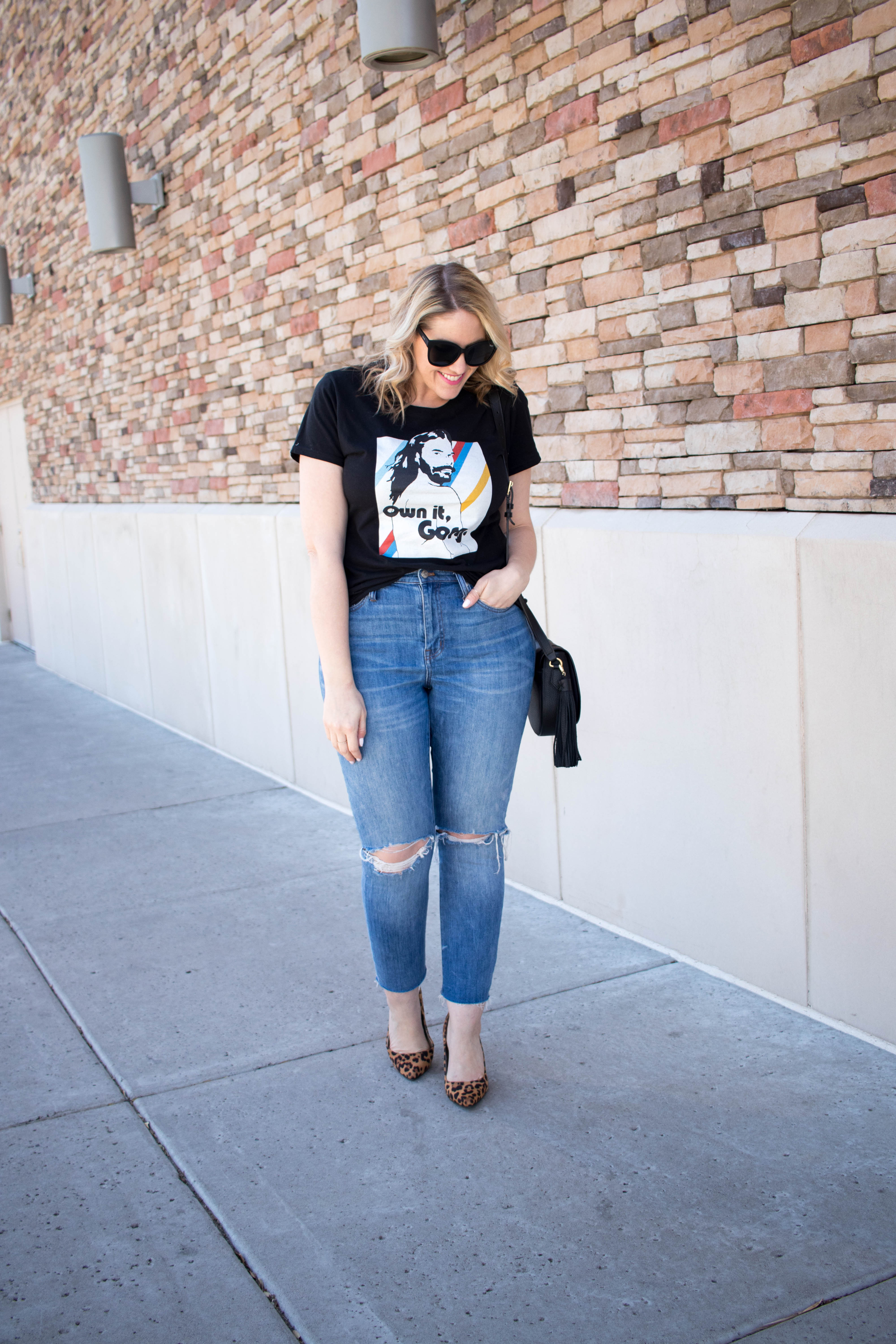 graphic tee and boyfriend jeans #madewell #ownitgorg #theweeklystyleedit
