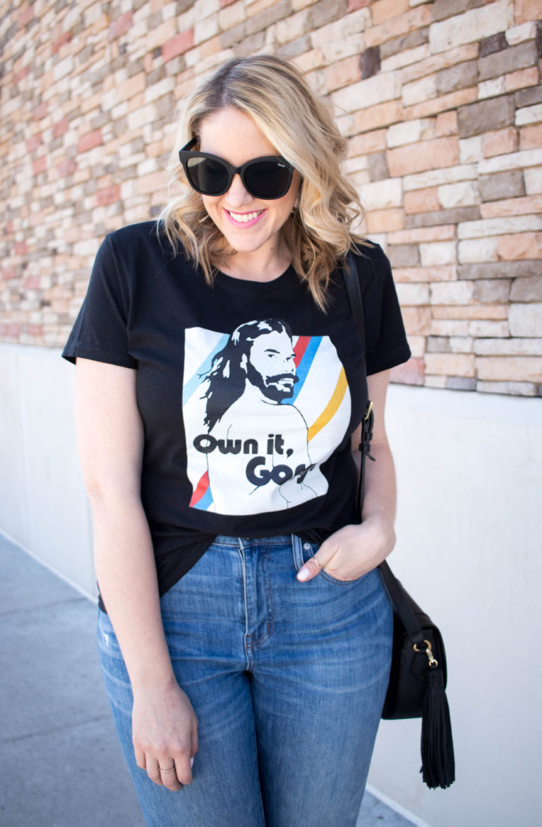 Graphic Tee and Boyfriend Jeans The Weekly Style Edit Middle of