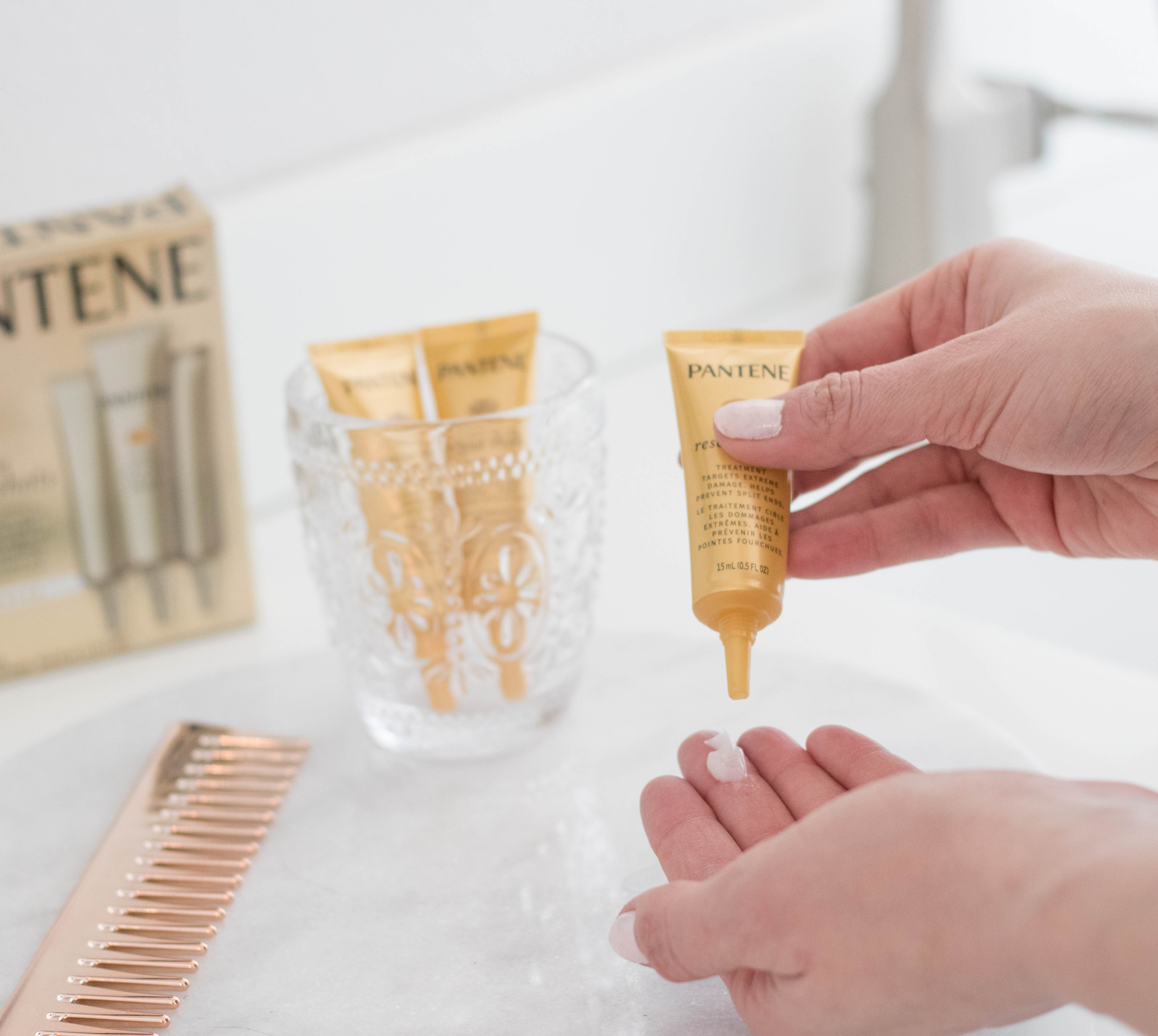 pantene pro-v intensive rescue shots review #pantene #rescueshots #haircare