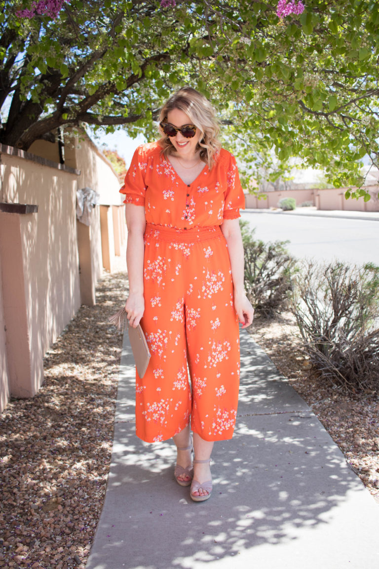 Floral Jumpsuit: The Weekly Style Edit - Middle of Somewhere