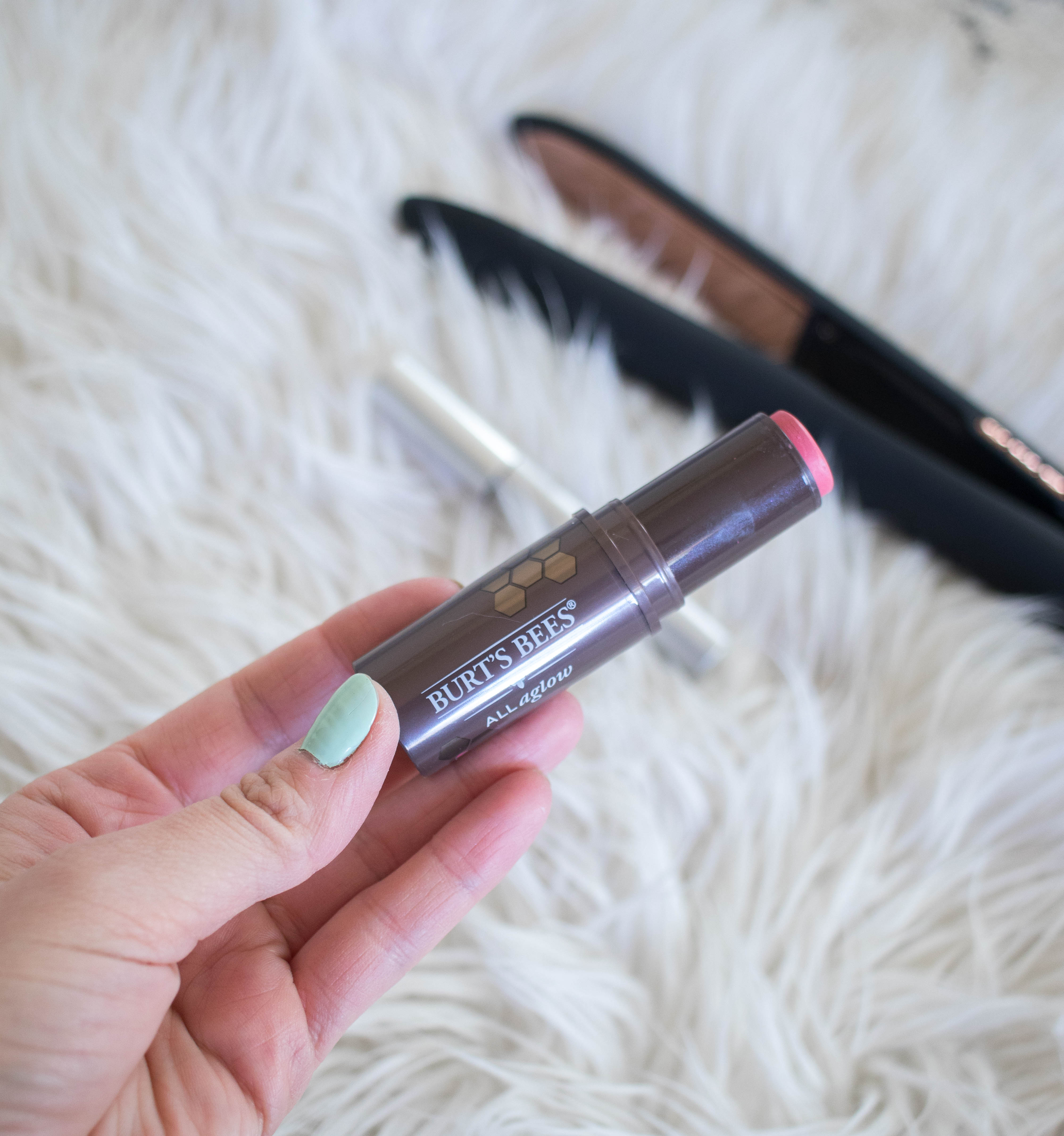 Burts bees all aglow stick review #burtsbeesbeauty #cleanbeauty #naturalmakeup