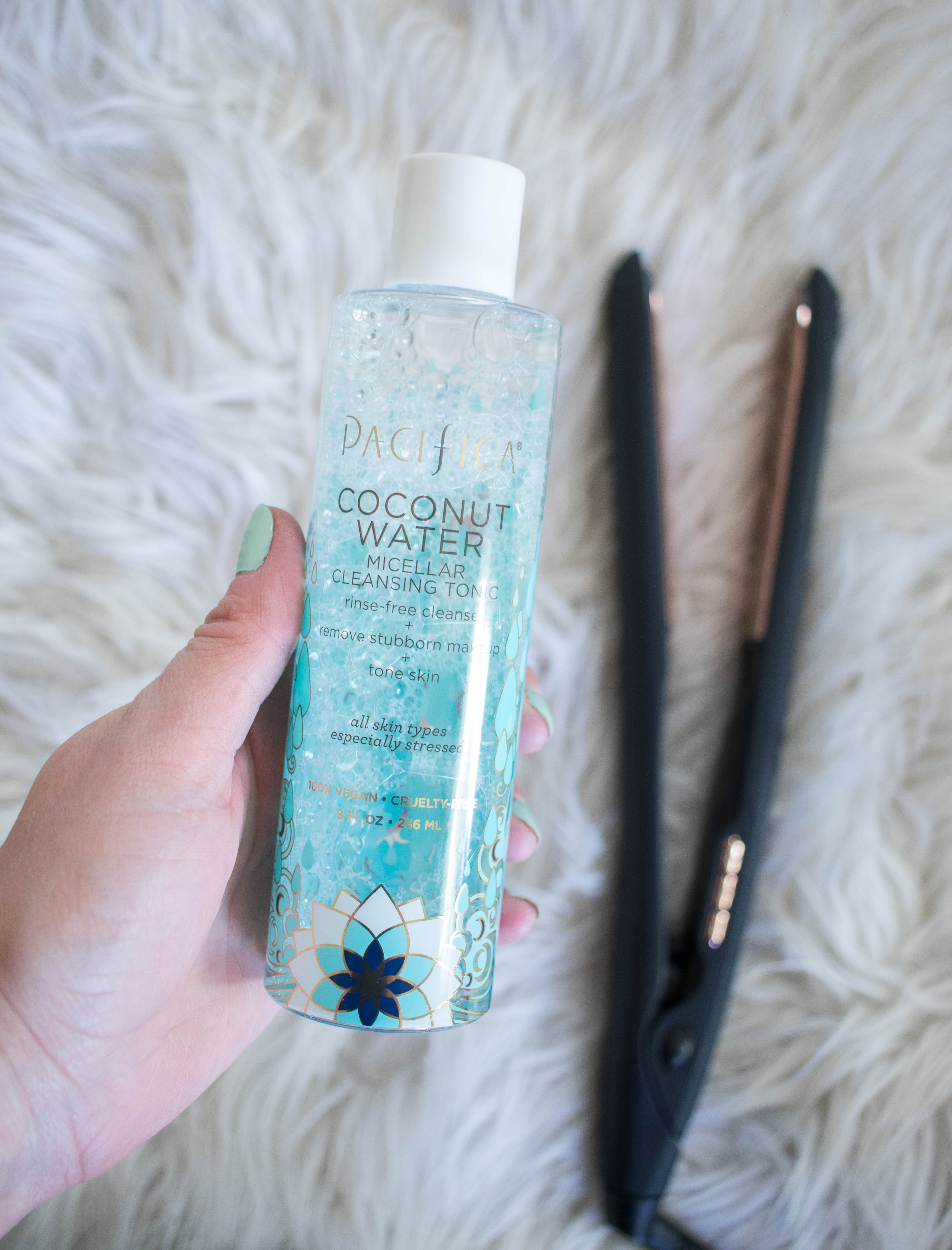 Pacifica micellar water makeup remover review #pacificabeauty #cleanbeauty #naturalskincare
