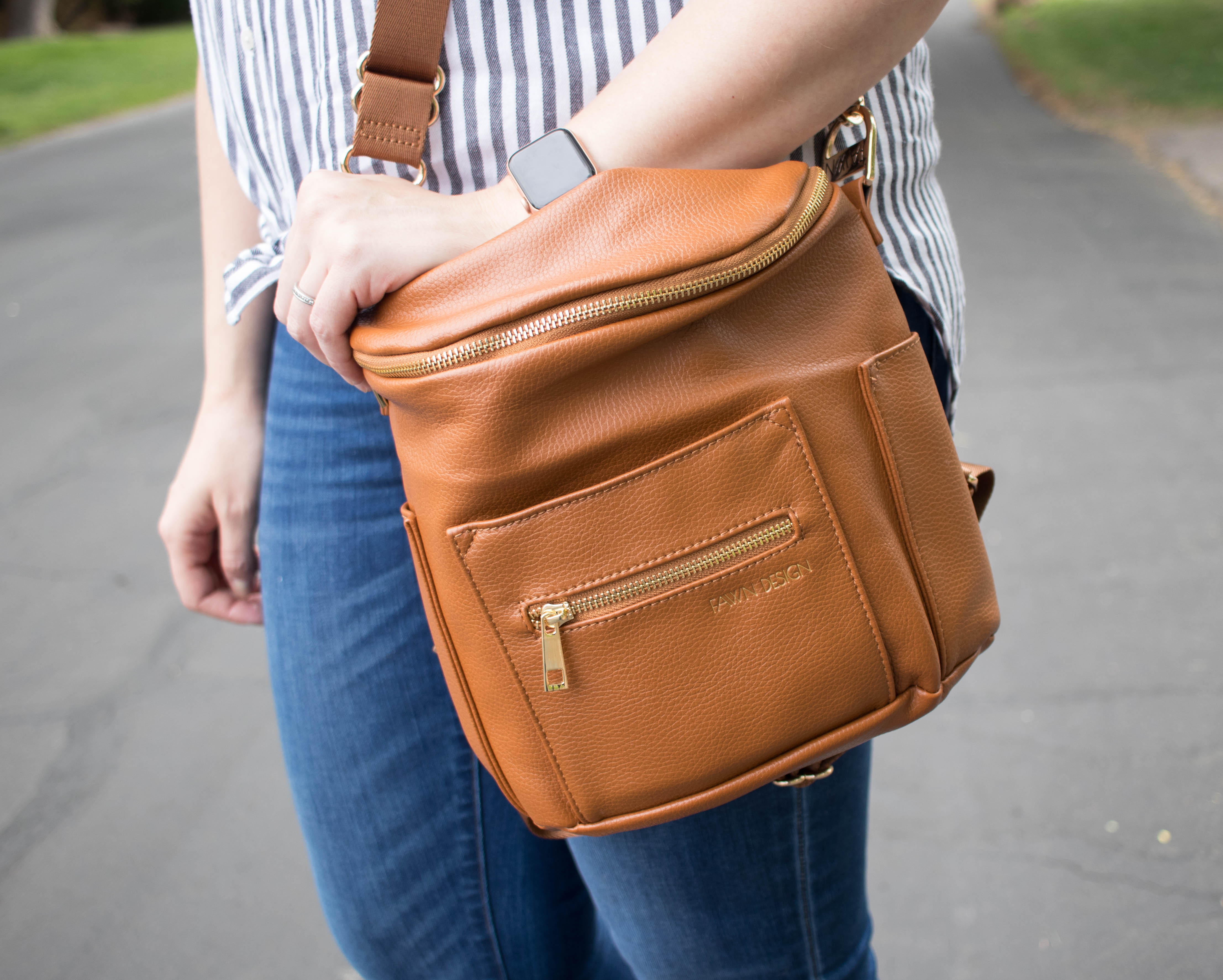 fawn design mini bag #fawndesign #diaperbag #momstyle