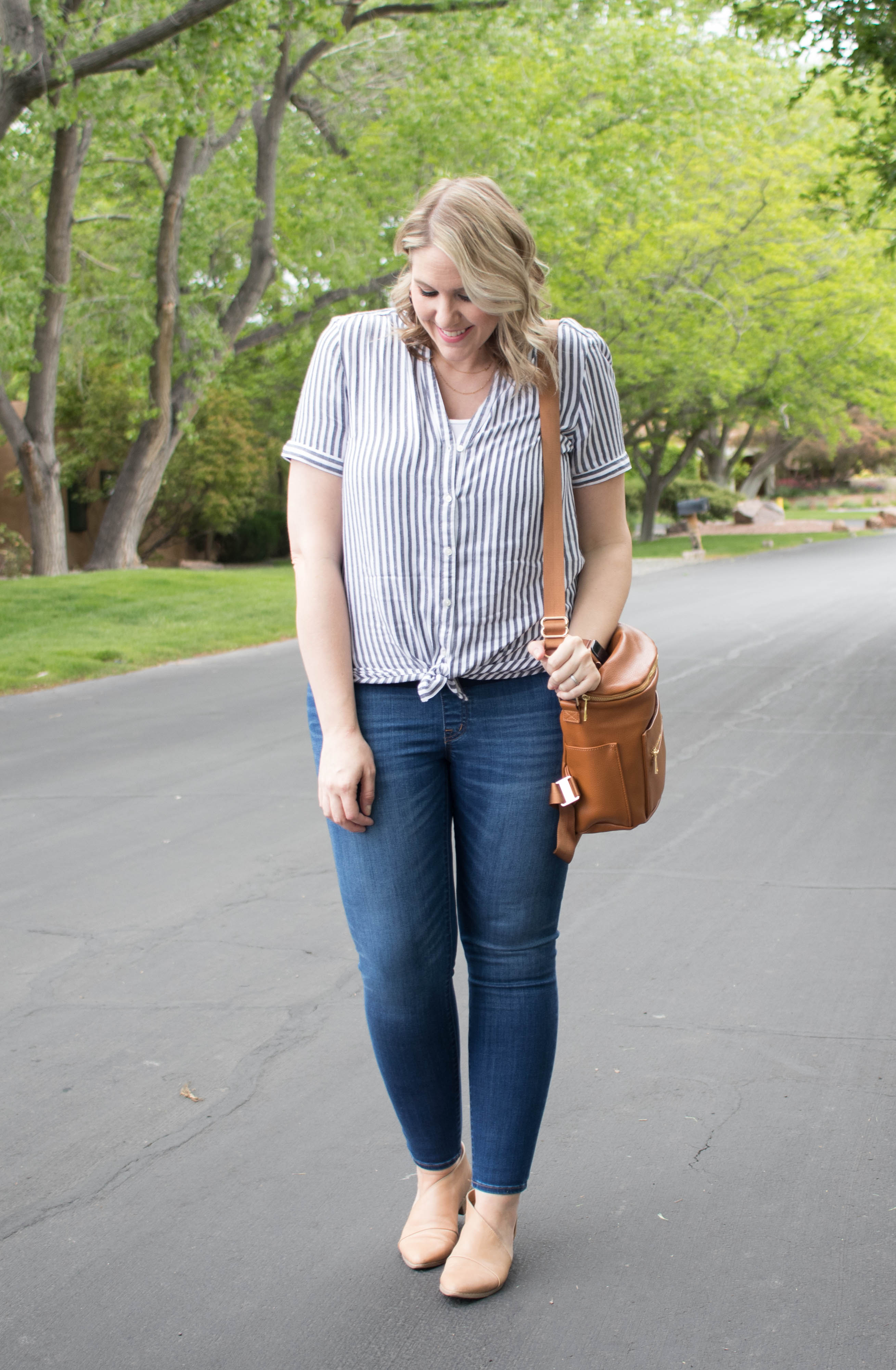 DIY Maternity Pants From Your Favorite Jeans - Say Yes