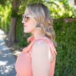 coral sundress for summer #theweeklystyleedit #aritzia #summerfashion