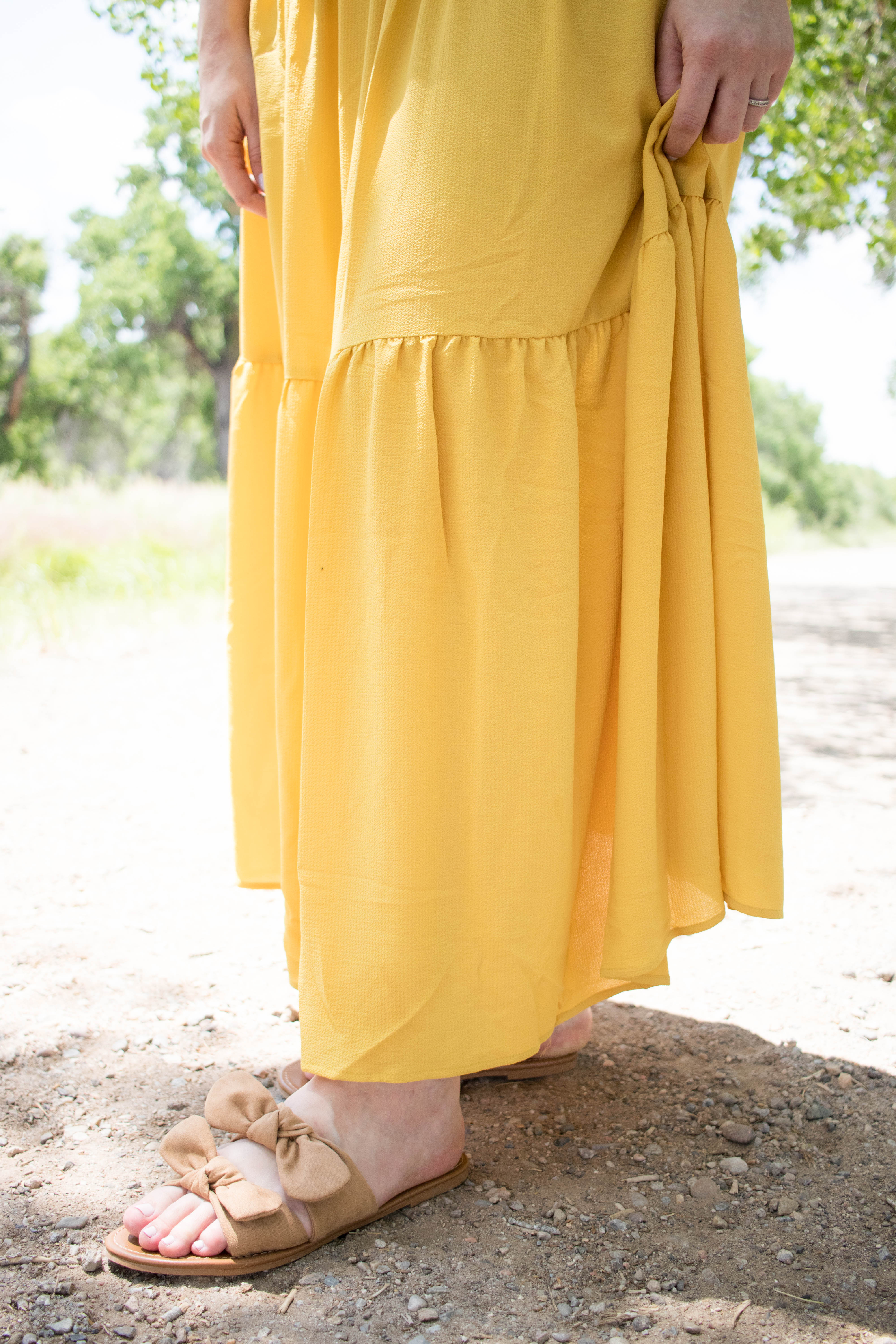 jcpenney yellow dress