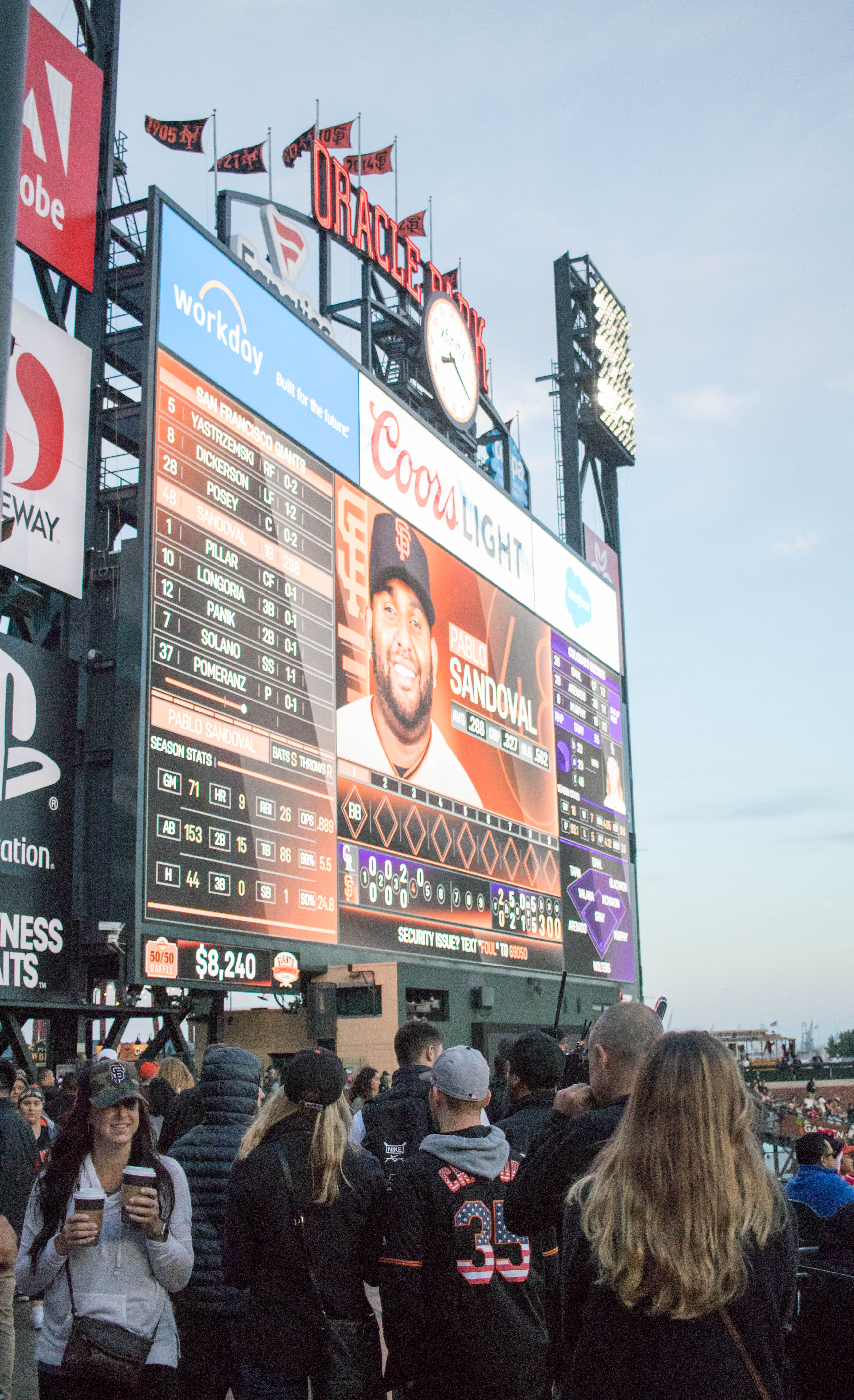 San Francisco giants game #sfgiants #sanfrancisco #baseballgame