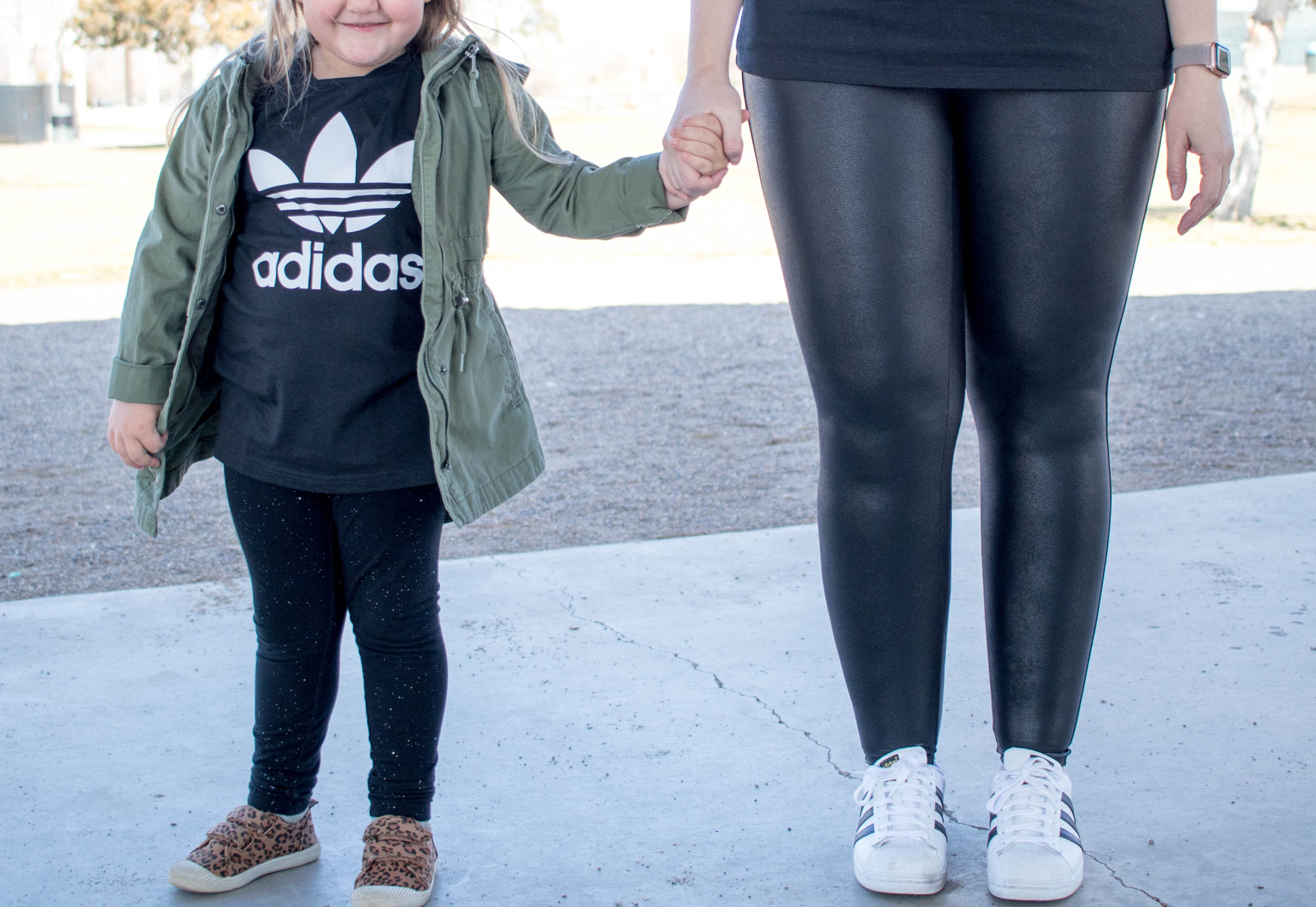 mommy and me Adidas outfits #twinning #motherhood #Adidas