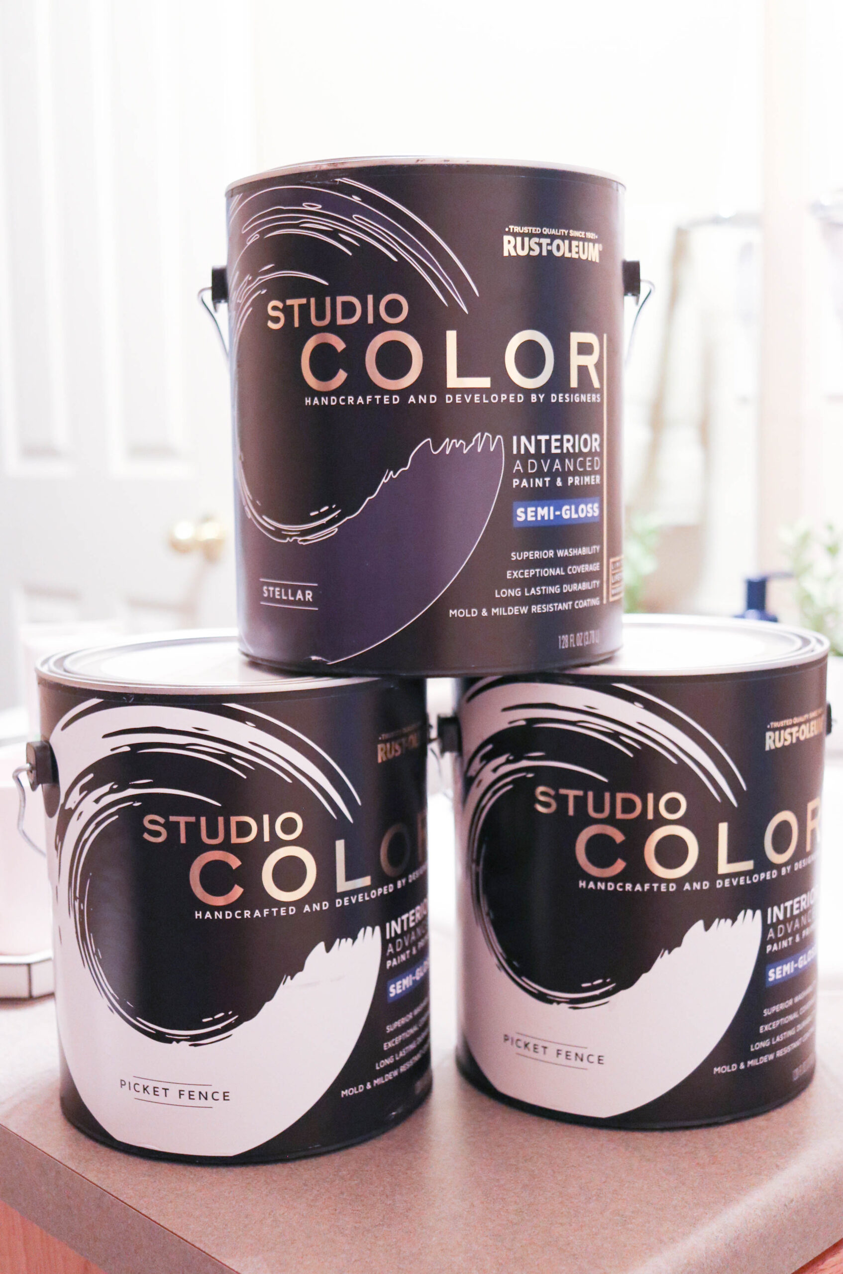 rustoleum studio color wall paint interior paint diy #diy #sponsored