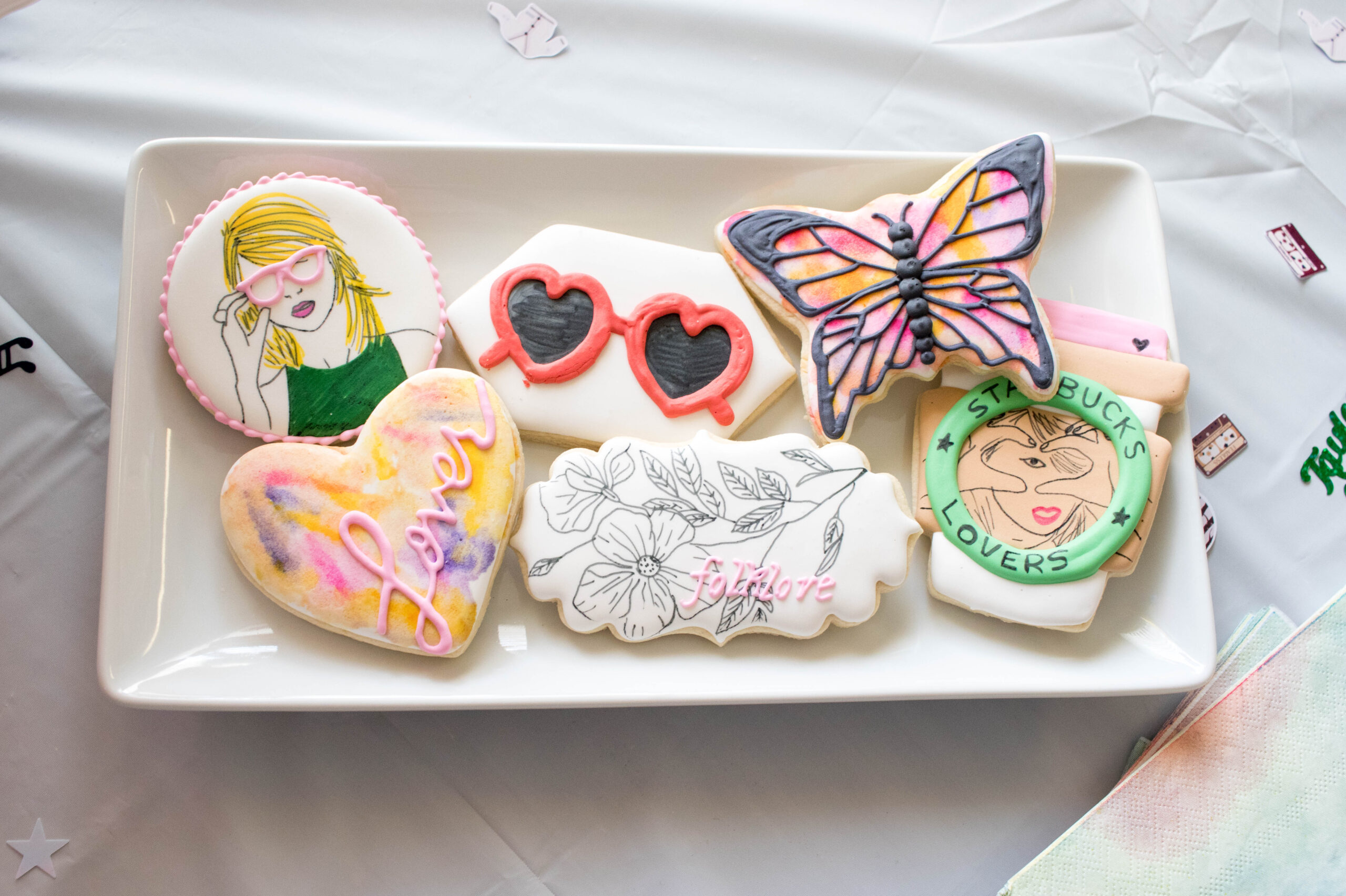 Taylor Swift Decorated Cookies