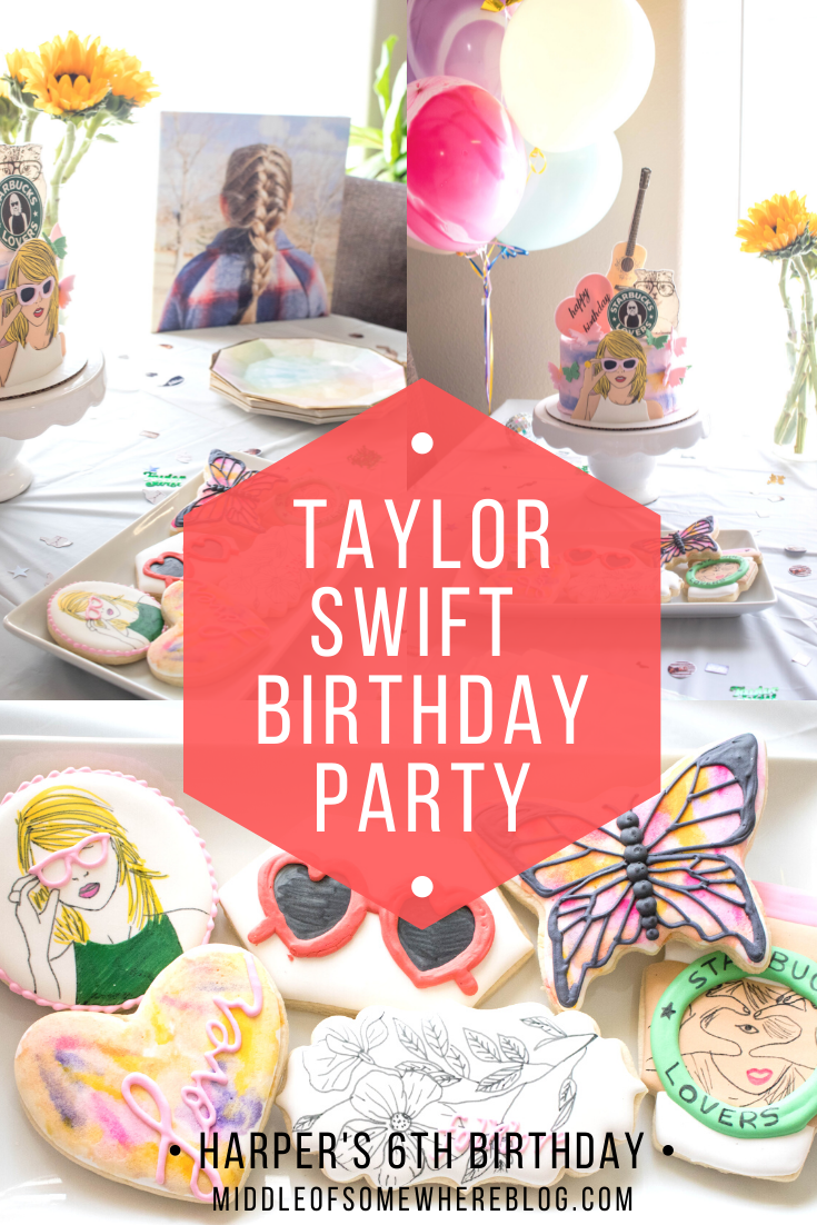 Taylor Swift themed birthday party #taylorswift #birthdaypartyideas #kidsbirthdayparty