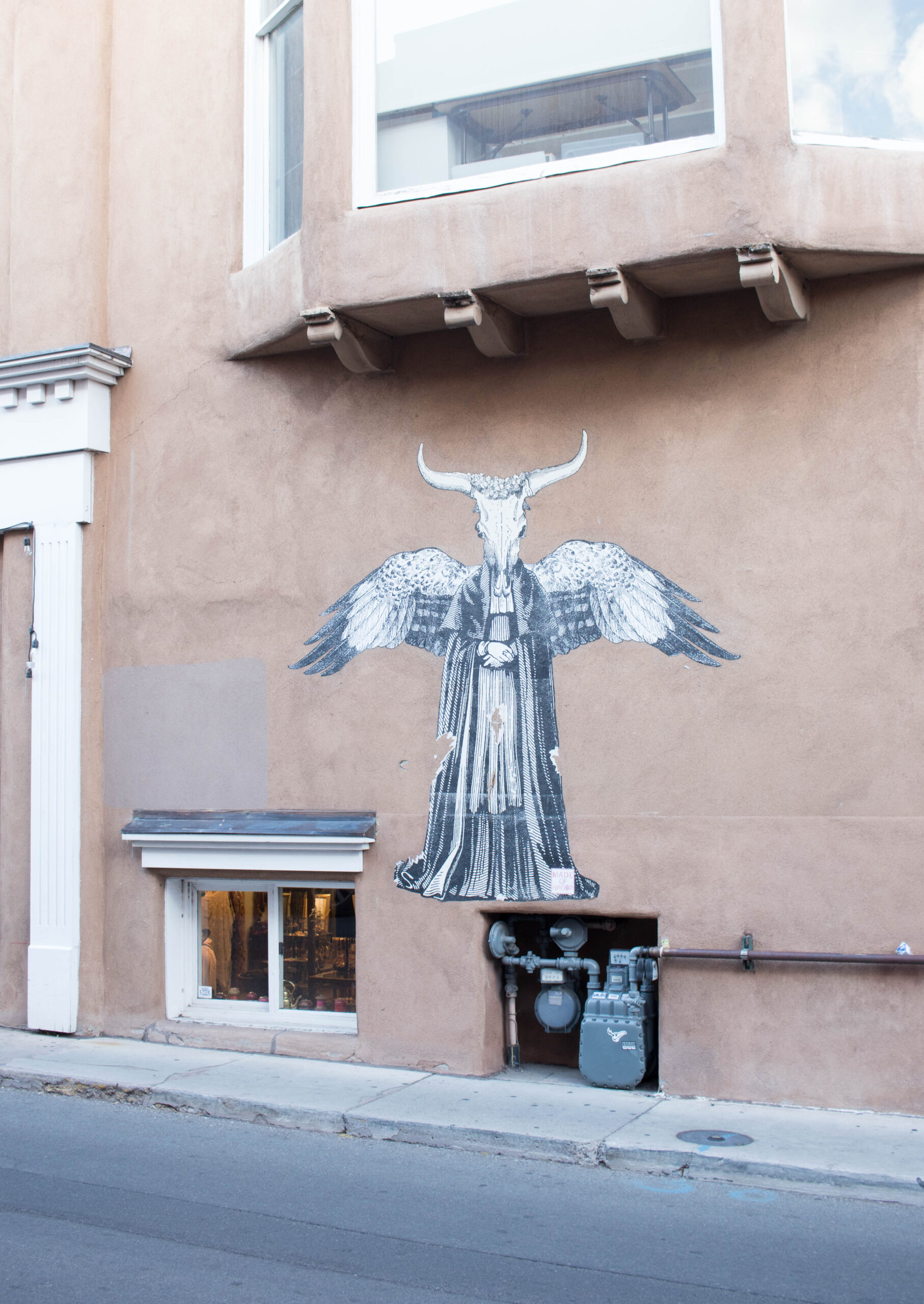 street art in Santa Fe #streetart #santafe #southwestart