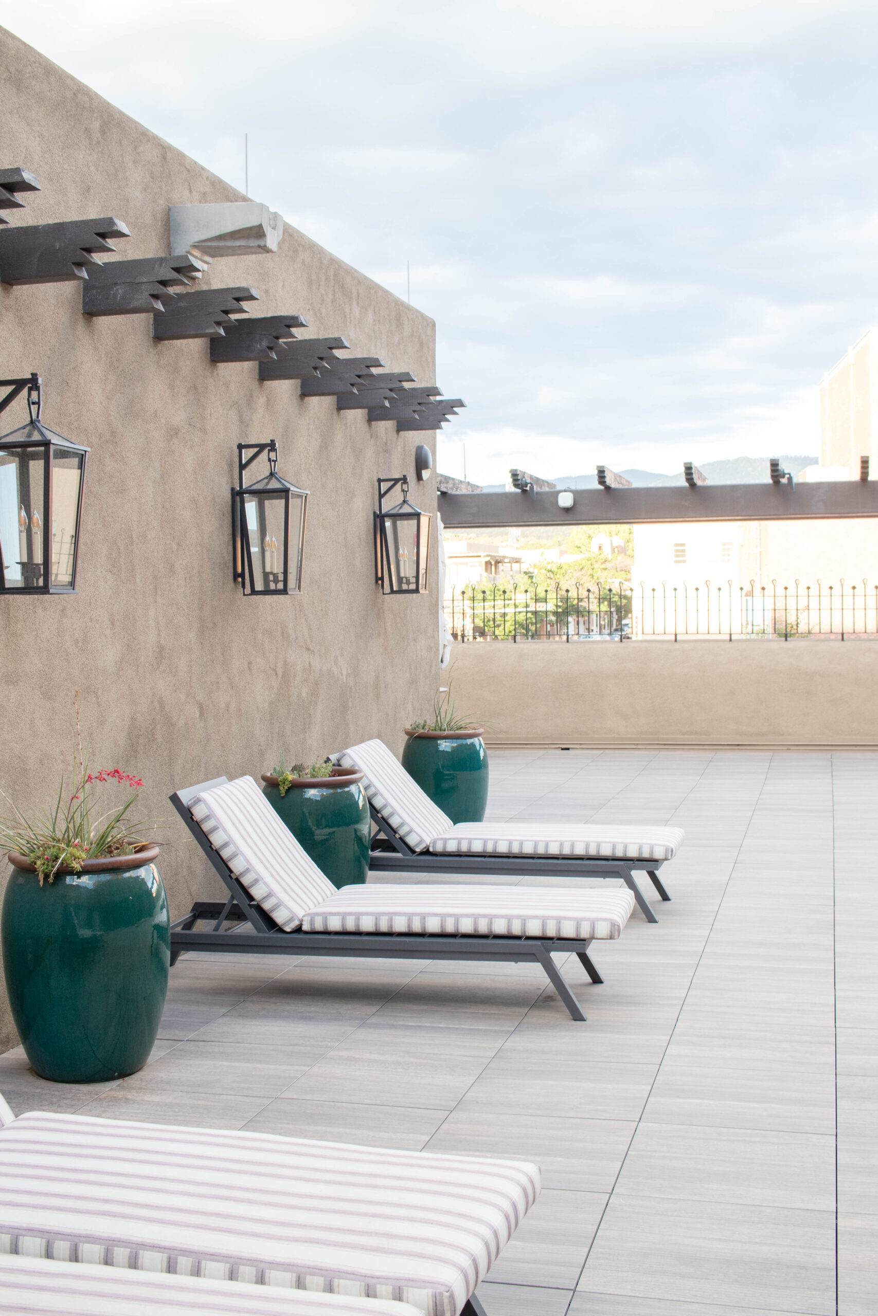 rooftop bar patio eldorado hotel and spa santa fe new mexico #santafe #eldoradohotel #newmexicotrue