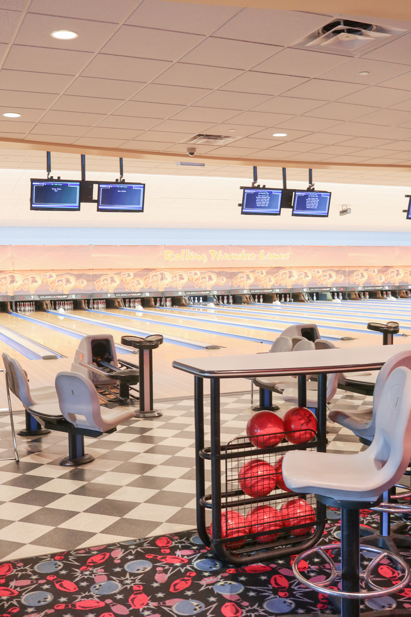 bowling alley at Sky Ute Casino and Resort